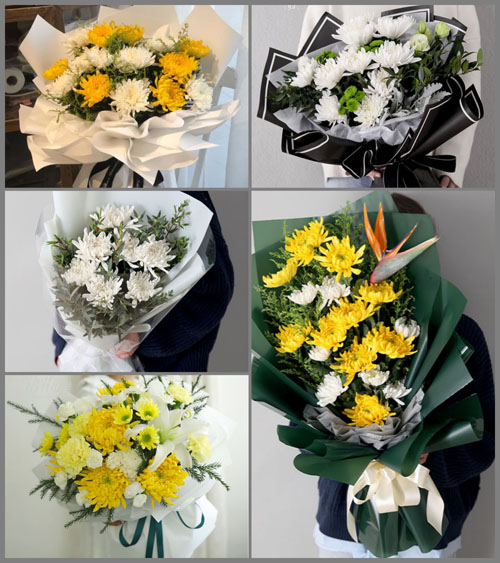 贵州毕节市金沙县化觉镇大坪村白事花束代送